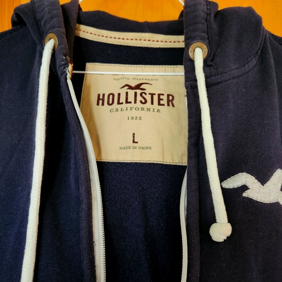 Men's Hollister Full-Zip Sweatshirt - Picture 1 of 4